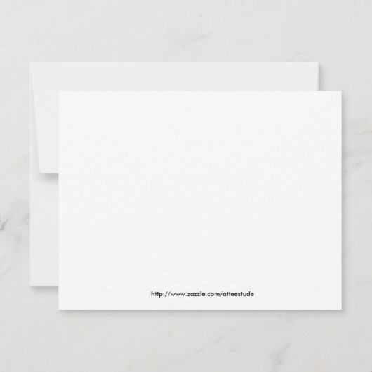 Volle Maan Uitnodiging Kaart Sjabloon (Achterkant)