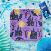 Volle maan van Natasha Us Papieren Bordje (Feest)