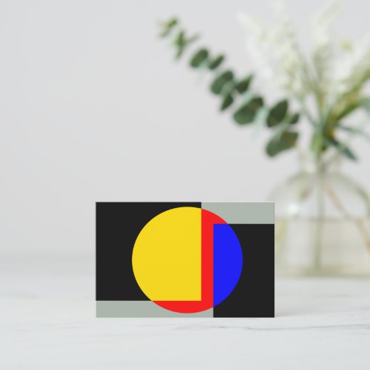 volle maan visitekaartje (Staand voorkant)