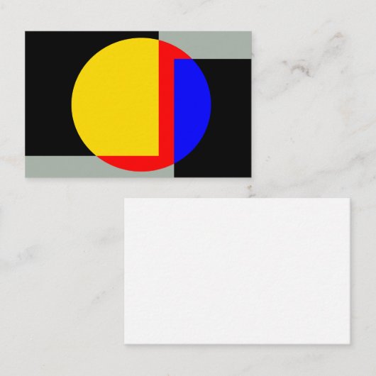 volle maan visitekaartje (Voorkant / Achterkant)