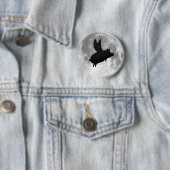 volle maan vliegende knop ronde button 5,7 cm (In situ)