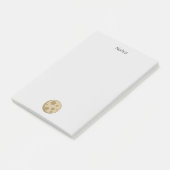 Volle Maan | Voeg Tekst Toe Post-it® Notes (Schuin)