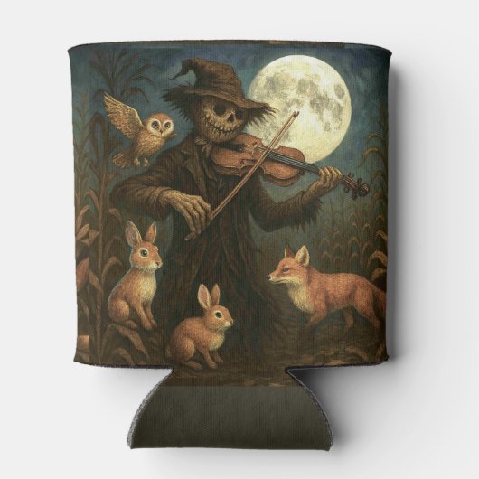 Volle maan vogelverschrikker Serenade Blikjeskoeler (Achterkant)