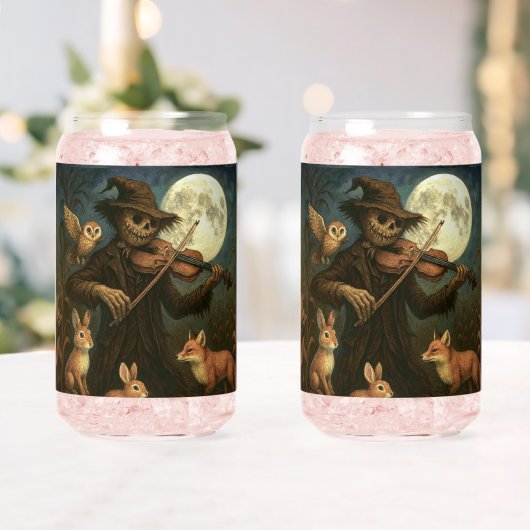 Volle Maan Vogelverschrikker Serenade Blikvorm Glas (Insitu (Huwelijk))