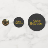 Volle maan vogelverschrikker Serenade Happy Hallow Confetti (Achterkanten)