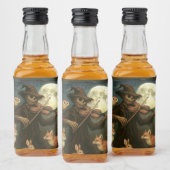 Volle maan vogelverschrikker Serenade Likeurfles Etiket (Flessen)