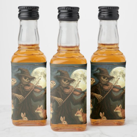 Volle maan vogelverschrikker Serenade Likeurfles Etiket (Flessen)