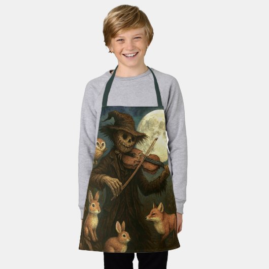 Volle maan vogelverschrikker Serenade Schort (Gedragen)