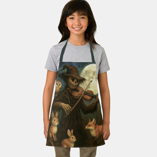 Volle maan vogelverschrikker Serenade Schort (Insitu)