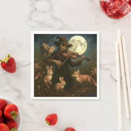 Volle maan vogelverschrikker Serenade Servet