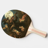 Volle maan vogelverschrikker Serenade Tafeltennisbatje (Zijkant)