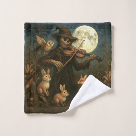 Volle maan vogelverschrikker Serenade Washandje