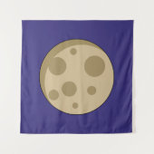 Volle Maan Wandkleed (Voorkant (horizontaal))