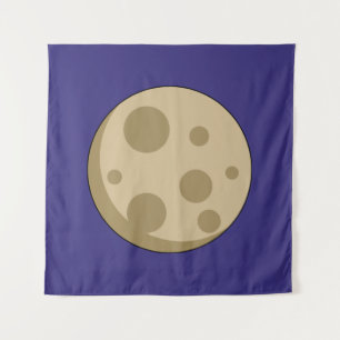 Volle Maan Wandkleed