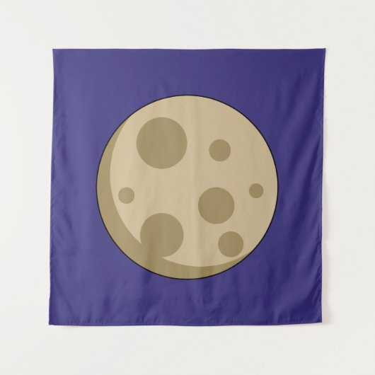 Volle Maan Wandkleed (Voorkant)