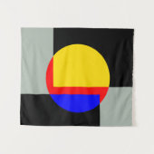 volle maan wandkleed (Voorkant (horizontaal))