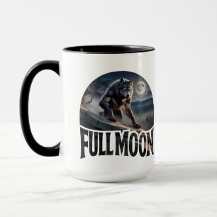 Volle Maan Weerwolf - Gothic Fantasy Horror Mok
