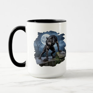 Volle Maan Weerwolf - Gothic Fantasy Horror Mok