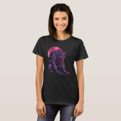 Volle Maan Weerwolf Horror Graphic T-shirt (Voorkant volledig)