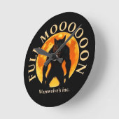 VOLLE MAAN WEERWOLF RONDE KLOK (Hoek)