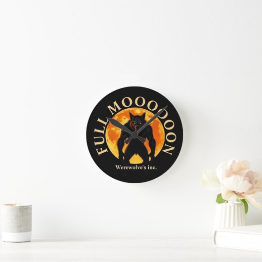 VOLLE MAAN WEERWOLF RONDE KLOK (Huis)