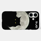 Volle Maan Zwarte Kat Rust Case-Mate iPhone Case (Achterkant (horizontaal))