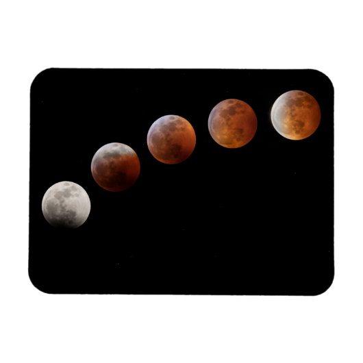 Volle maanfasen Totale maansverduistering | Colora Magneet (Horizontaal)