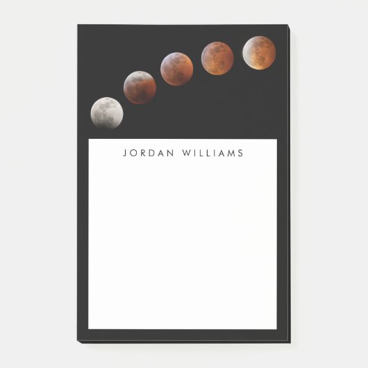 Volle Maanfasen Totale Maansverduistering | Colora Post-it® Notes (Voorkant)