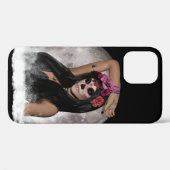Volle Maan's Suiker Schedel Gotische Paarse Ogen Case-Mate iPhone Case (Achterkant (horizontaal))