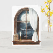 Volle-maanvenster Kaart (Gele Bloem)