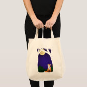 Volle-maanvos Tote Bag (Voorkant (product))