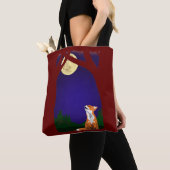 Volle-maanvos Tote Bag (Dichtbij)