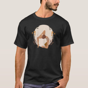 Volle Moon Green Yoga T-shirt