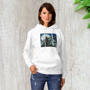 Volle Moon Womens Hoodie