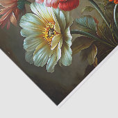 Volle papavers & pioenen Decoupage Tissuepapier (Detail)