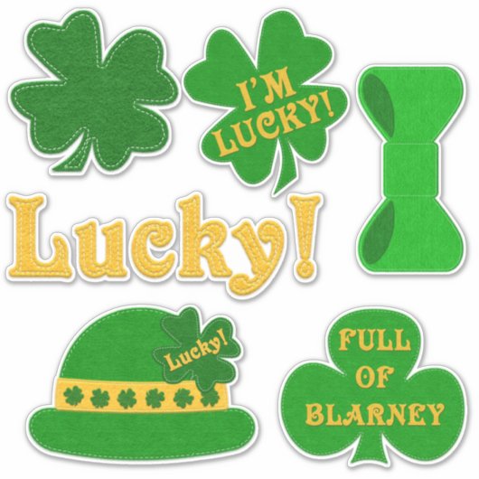 Volle van Blarney! | St. Patrick's Day Sticker (Voorkant)