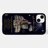 Volle wapenrusting van GOD Case-Mate iPhone Case (Achterkant (horizontaal))