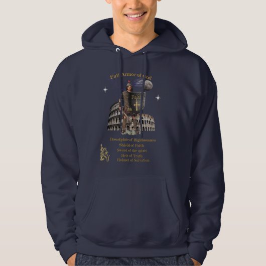 Volle wapenrusting van GOD Hoodie (Voorkant)