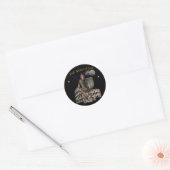 Volle wapenrusting van GOD Ronde Sticker (Envelop)