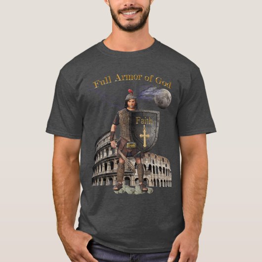 Volle wapenrusting van GOD T-shirt (Voorkant)