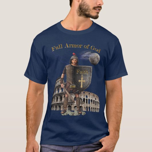 Volle wapenrusting van GOD T-shirt (Voorkant)