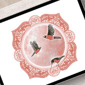 Volle-wormmaan | Maart Maan Illustratie Poster