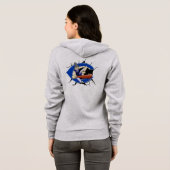 Volle Zip hoodie Carlsbad Cavegirls (Achterkant volledig)