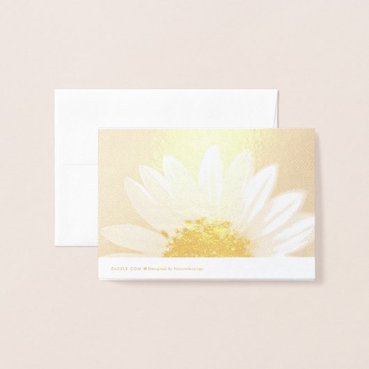 Volle Zonnebloem Folie Kaarten (Met envelop)