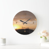 Volleball Beach Sunset Grote Klok (Huis)