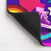 Volledig 80 Paarse collage Muismat (Hoek)