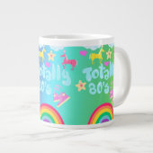 Volledig 80 Rainbow Motto Grote Koffiekop (Voorkant rechts)