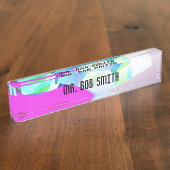 Volledig 80s het Bord van de Naam Naambordje (Zijkant)