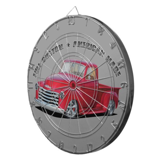 Volledig aangepast dartbord (Voorkant Rechts)