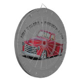 Volledig aangepast dartbord (Voorkant Links)